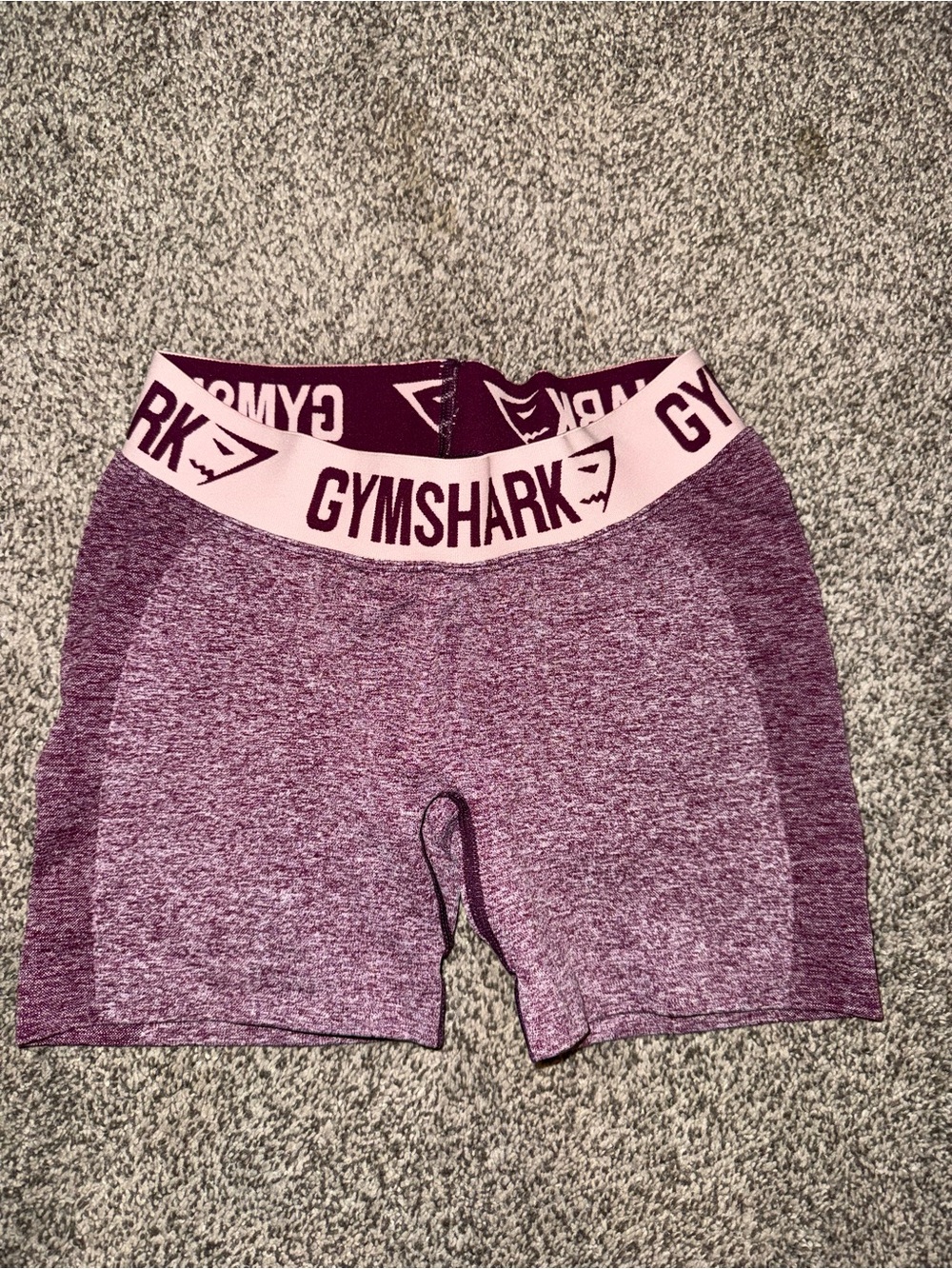 Gymshark Women's High-Waist Seamless Purple Shorts